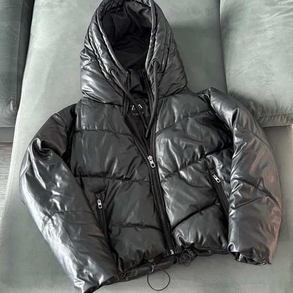 Zara Jackets & Blazers - Black Puffer Jacket